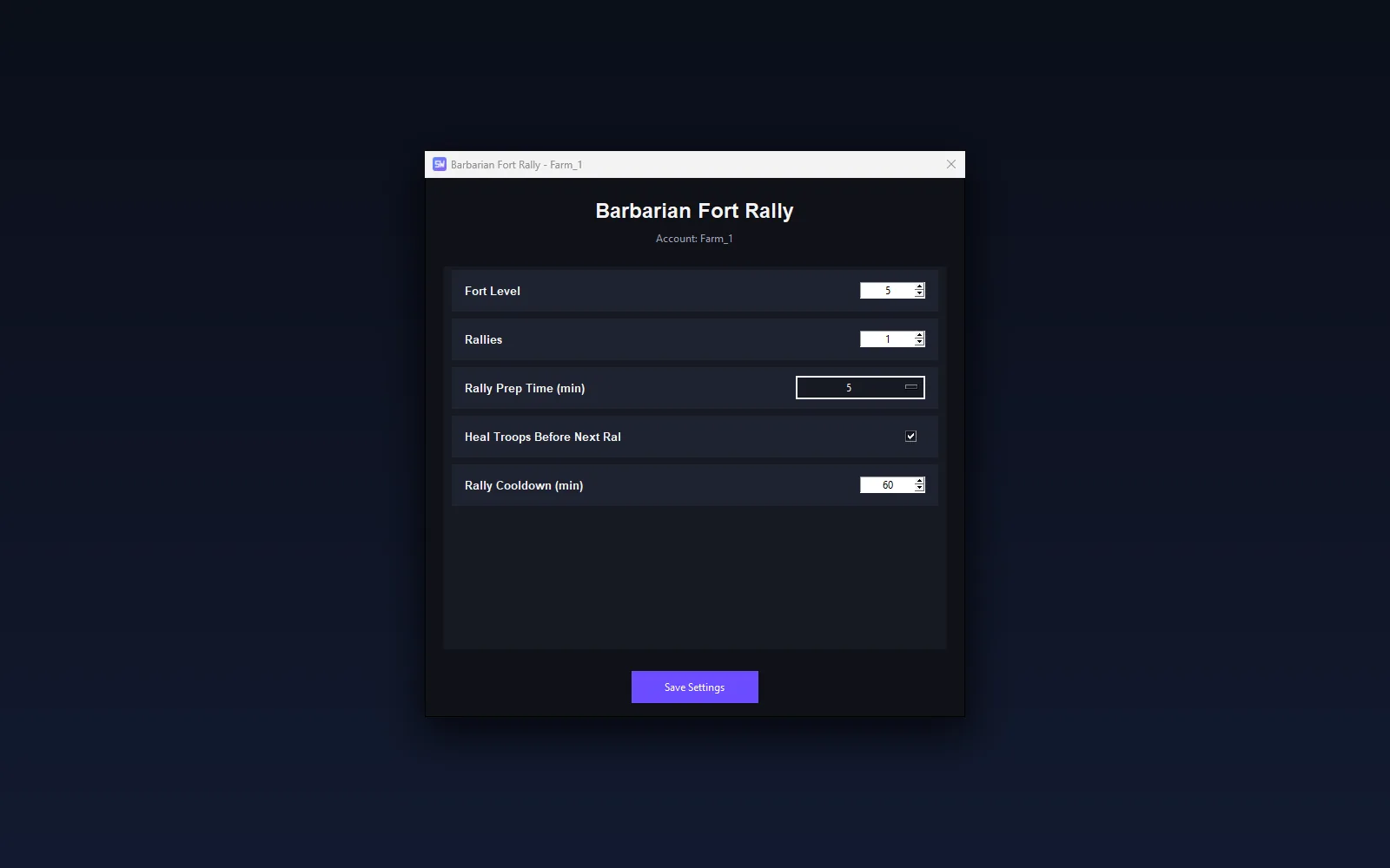 SW BOT - Fort Rally